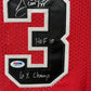 Maillot "6xChamp-HOF 10" Authentique Domicile Chicago Bulls signe par Scottie Pippen certifie par PSA authentic-signatures