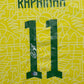 Maillot Authentique Brazil 2022 signé par Raphinha et certifié par Beckett authentic-signatures
