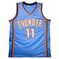 Maillot Custom Domicile  OKC Thunder signe par Isaiah Joe  certifie par JSA