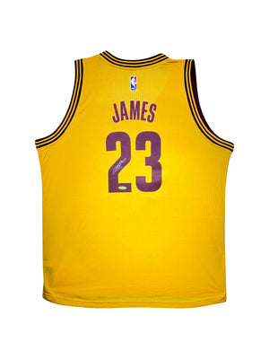 Maillot Authentique Domicile signe par Lebron James certifie par Upper Deck