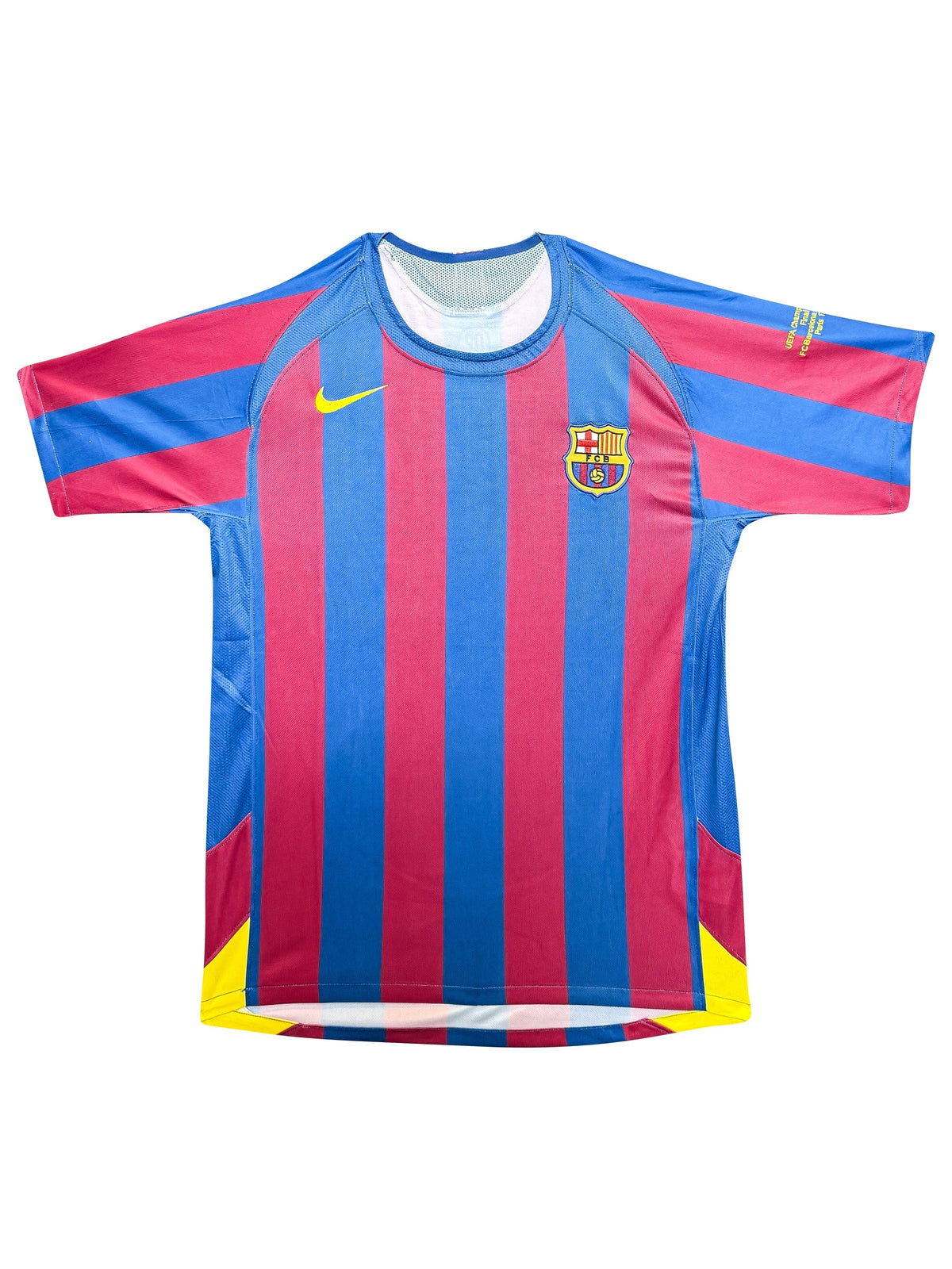 Ronaldinho Signed Authentic Champions League Final 2006 Fc barcelona Jersey, Certified by Beckett authentic-signatures Foo...