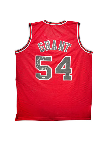 Maillot Custom Domicile Chicago Bulls  signe par Horace Grant certifie par JSA