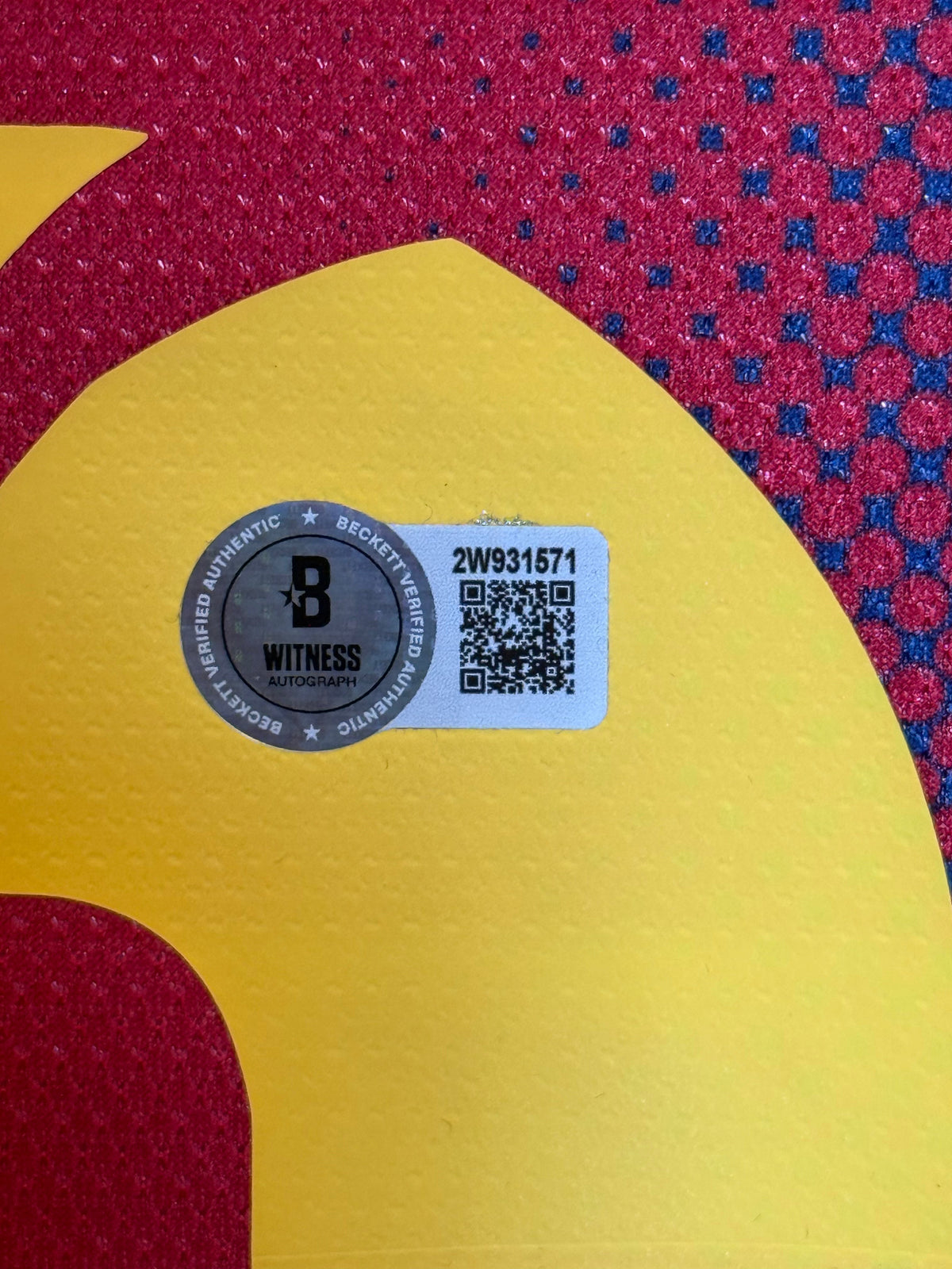 Andres Iniesta Signed Authentic 2012-2013 FC Barcelona Jersey, Certified by Beckett authentic-signatures Football Authenti...