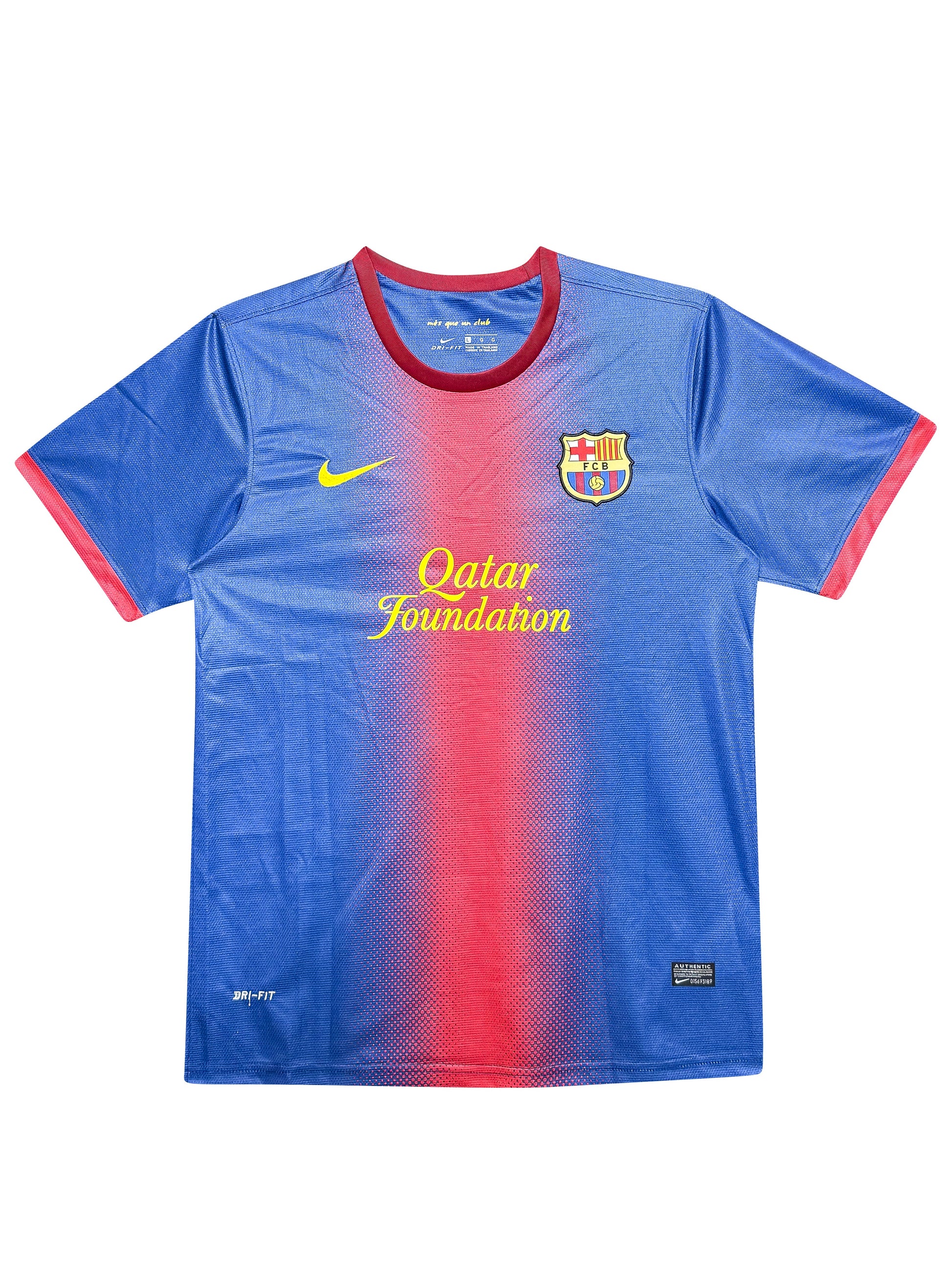 Maillot Authentique FC Barcelone saison 2012-2013 signé par Andres Iniesta et certifié par Beckett authentic-signatures