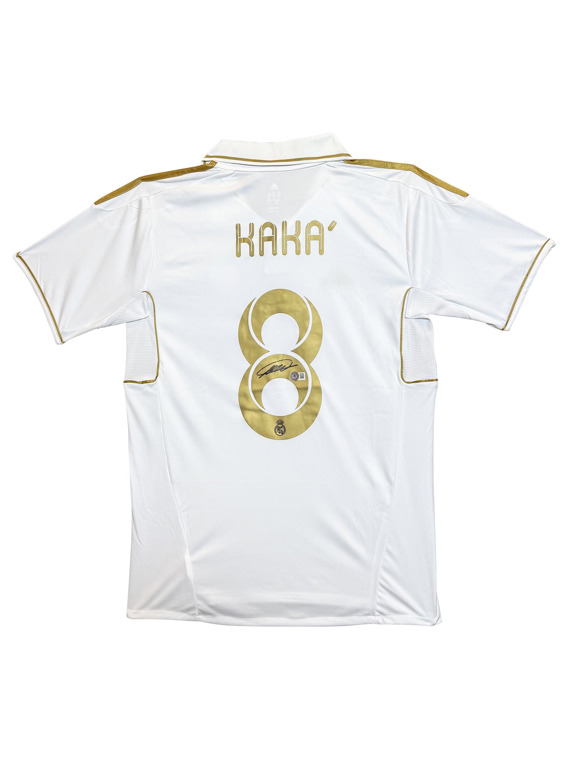 Maillot Authentique Real Madrid 2011-12 signé par KAKA certifié par Beckett authentic-signatures