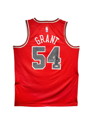 Maillot Authentique Domicile Chicago Bulls  signe par Horace Grant certifie par Beckett