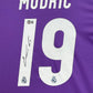 Luka Modric Signed Authentic Champions League Final 2017 Real Madrid Jersey, Certified by Beckett authentic-signatures Foo...