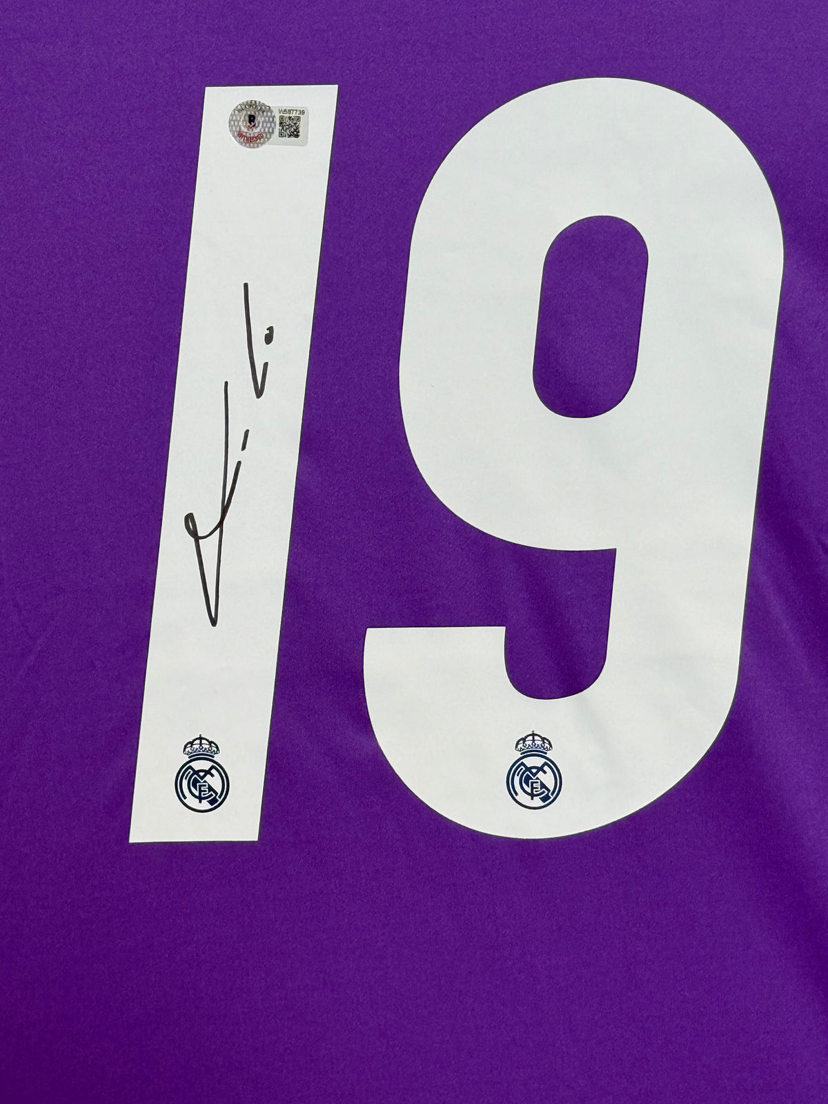 Luka Modric Signed Authentic Champions League Final 2017 Real Madrid Jersey, Certified by Beckett authentic-signatures Foo...