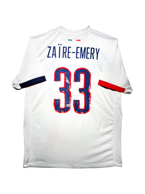 Maillot Exterieur signe par ZAIRE-EMERY Paris Saint Germain 2024-25 Certifié par Beckett