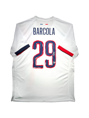 Maillot Exterieur signe par Bradley BARCOLA Paris Saint Germain 2024-25 Certifié par Beckett