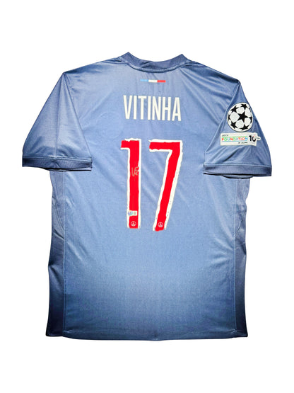 Maillot Domicile signe par VINTINHA Paris Saint Germain 2024-25 Certifié par Beckett