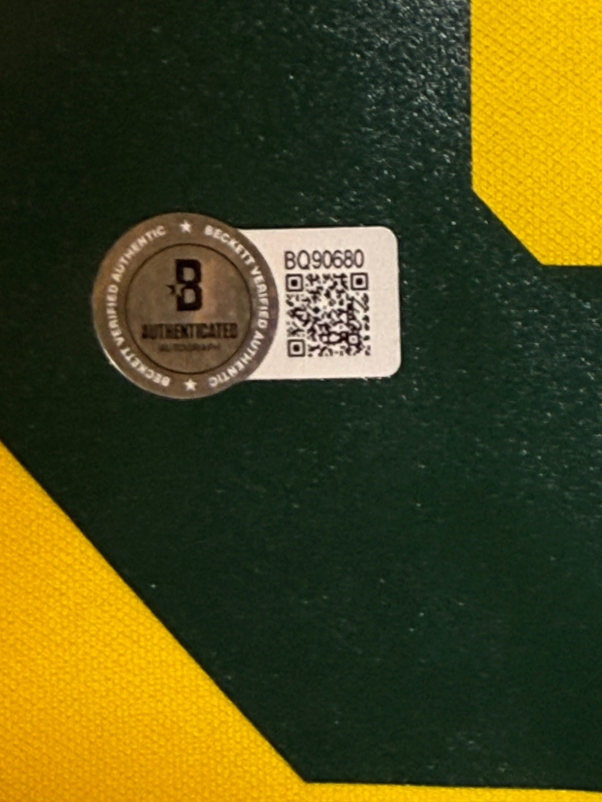Roberto Carlos Signed Authentic World Cup 2002 Brazil Jersey, Certified by Beckett authentic-signatures Football Authentic...