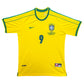 Maillot Authentique Brazil Finale Coupe du Monde 1998 signé par Ronaldo Nazario  et certifié par Beckett authentic-signatures