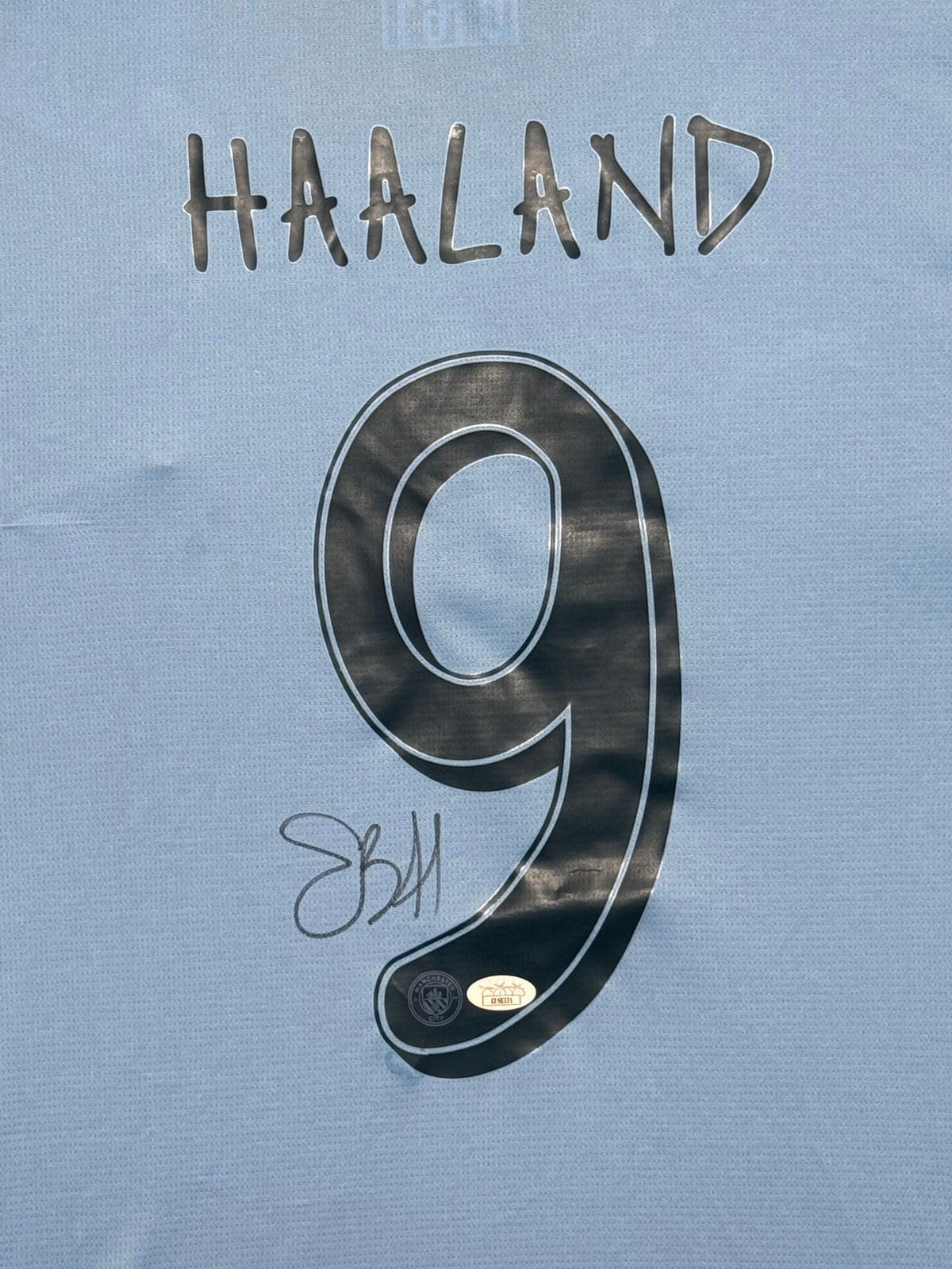 Erling Haaland Signed Authentic Manchester City Jersey, Certified by Beckett authentic-signatures Football Authentic Signa...