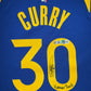 Maillot AuthentiqueGolden Sate Warriors signe "HUMAN TORCH" par Stephen Curry et certifie par Beckett et Stephen Curry authentic-signatures