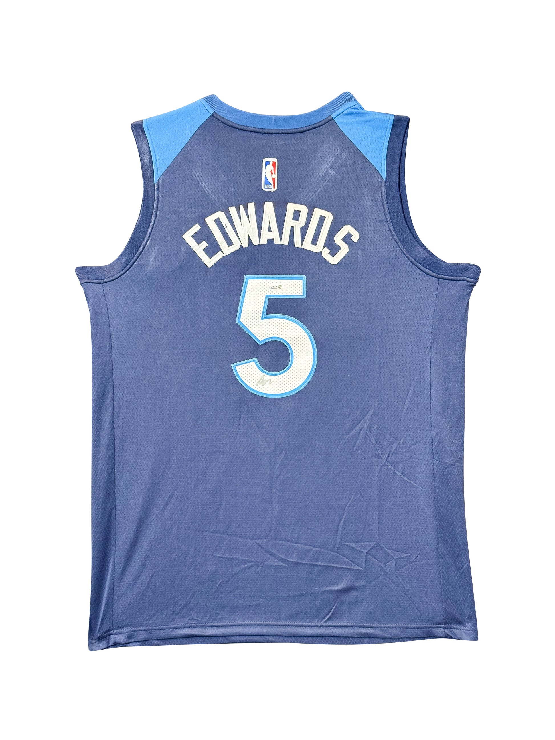 Maillot Swingman Minnesta TIMBERWOLVES signé par Anthony EDWARDS et certifié par JSA authentic-signatures