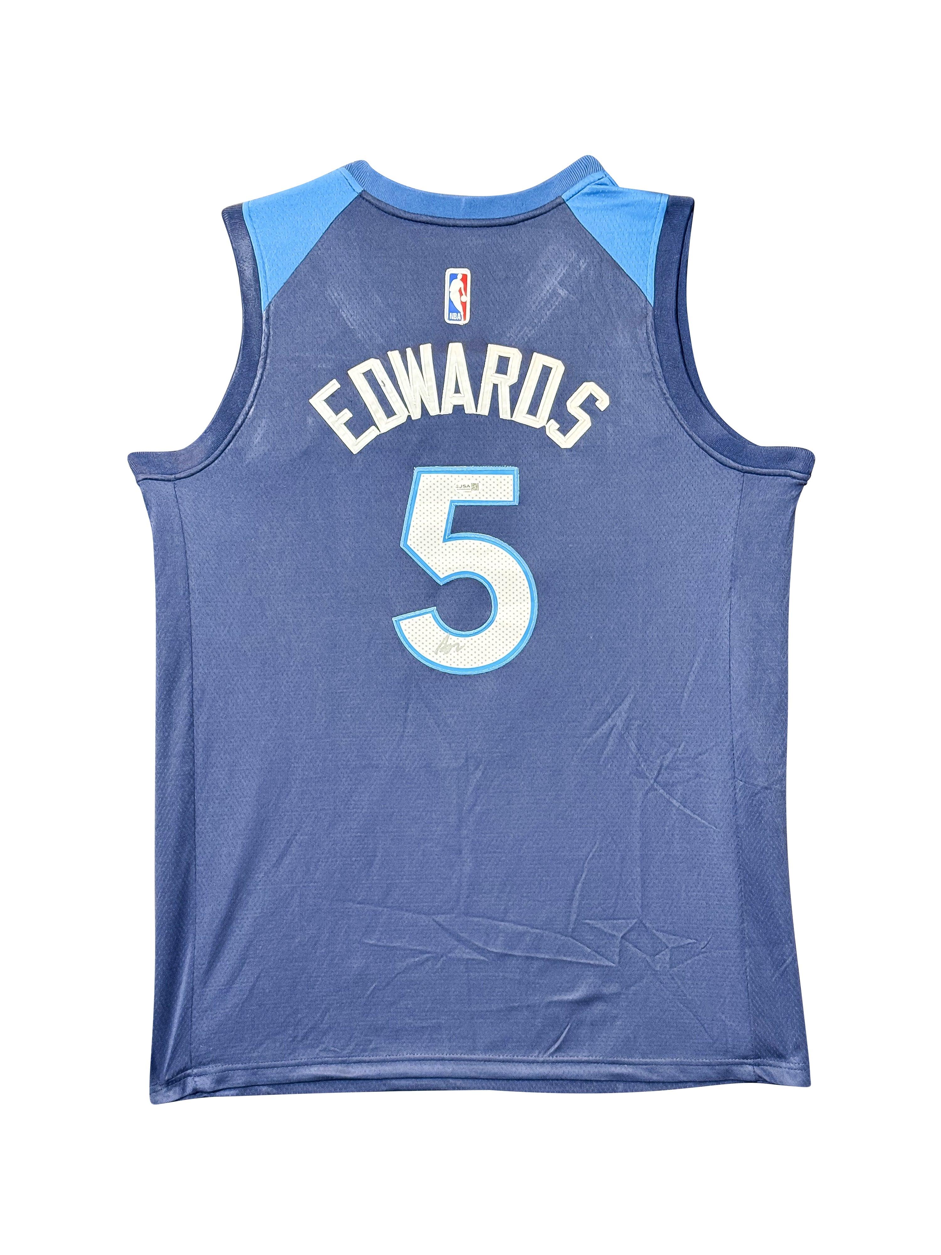 Maillot Swingman Minnesta TIMBERWOLVES signé par Anthony EDWARDS et certifié par JSA authentic-signatures