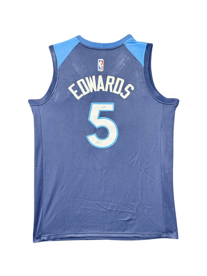 Maillot Swingman Minnesta TIMBERWOLVES signé par Anthony EDWARDS et certifié par JSA authentic-signatures