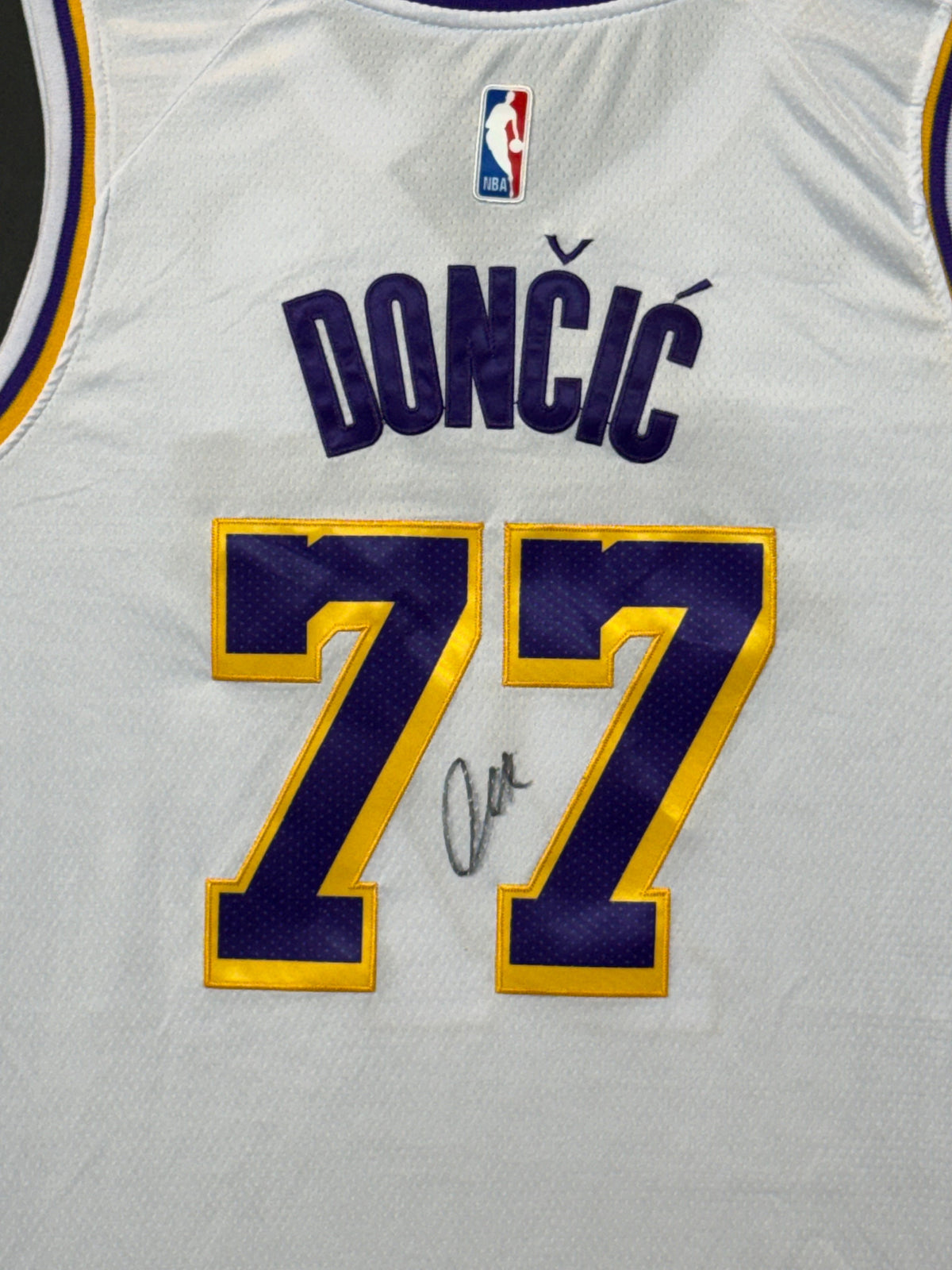 Luka Doncic Signed Swingman Los Angeles Lakers Jersey, Certified by JSA authentic-signatures NBA Authentic Signatures