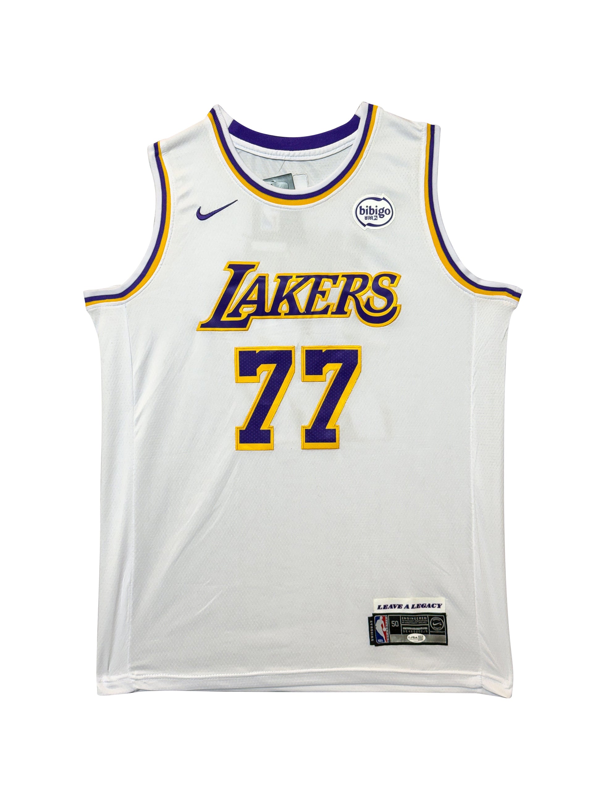 Maillot Swingman Los Angeles Lakers signé par Luka DONCIC et certifié par JSA authentic-signatures