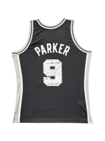 Tony Parker Signed Mitchell & Ness San Antonio Spurs Jersey authentic-signatures NBA Authentic Signatures