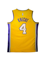 Maillot Authentique Domicile Los Angeles Lakers signe par Dalton Knecht certifie par JSA authentic-signatures