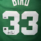 Maillot Mitchell and Ness Authentique Domicile signe par Larry Bird certifie par Larry Bird authentic-signatures