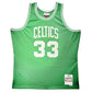 Maillot Mitchell and Ness Authentique Domicile signe par Larry Bird certifie par Larry Bird authentic-signatures