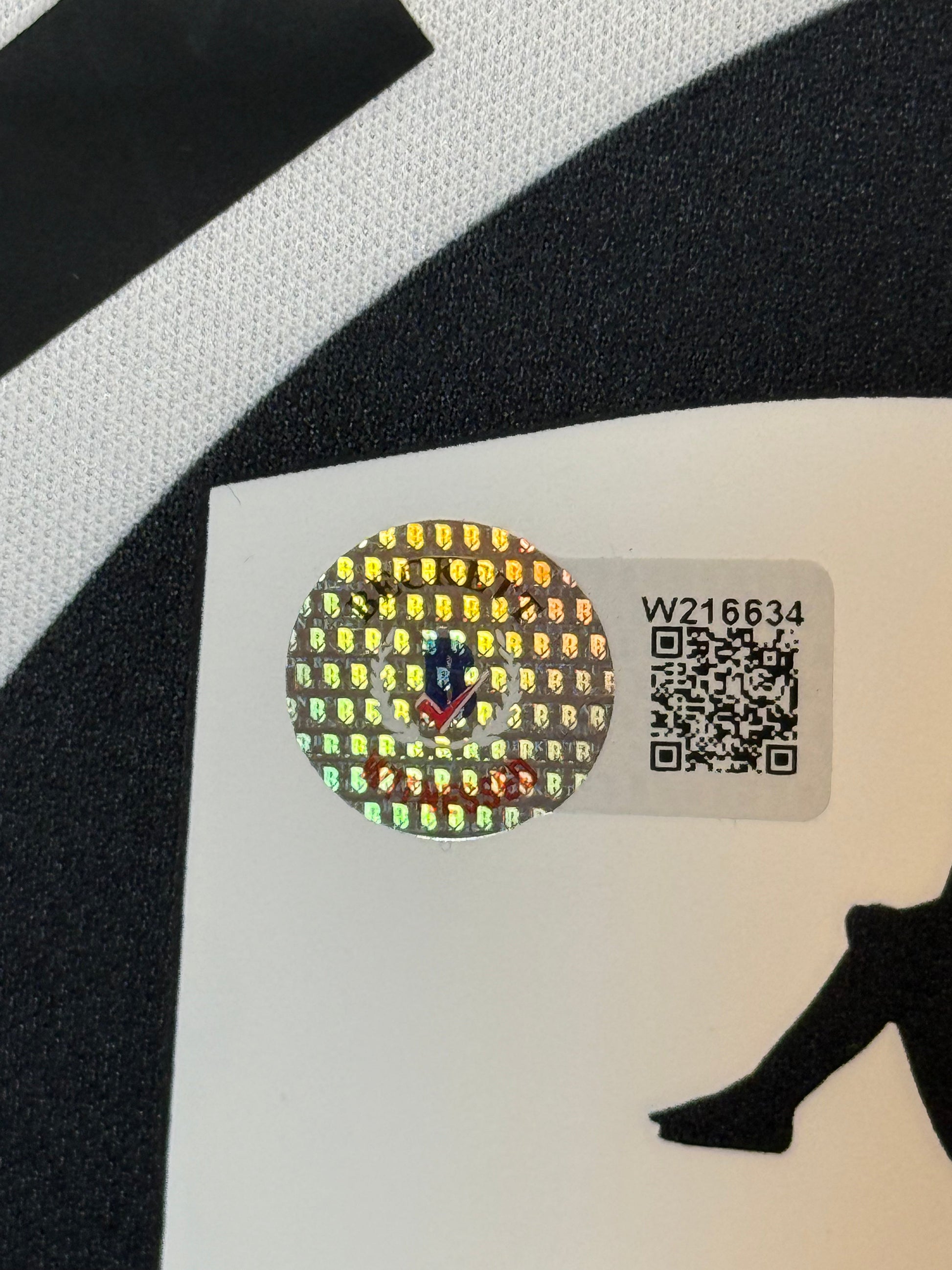 Maillot Authentique Juventus Turin signé par Zinedine Zidane et certifié par Beckett authentic-signatures