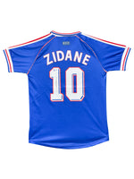 Zinedine Zidane Signed Authentic World Cup Final 1998 France Jersey, Certified by Beckett authentic-signatures Football Au...