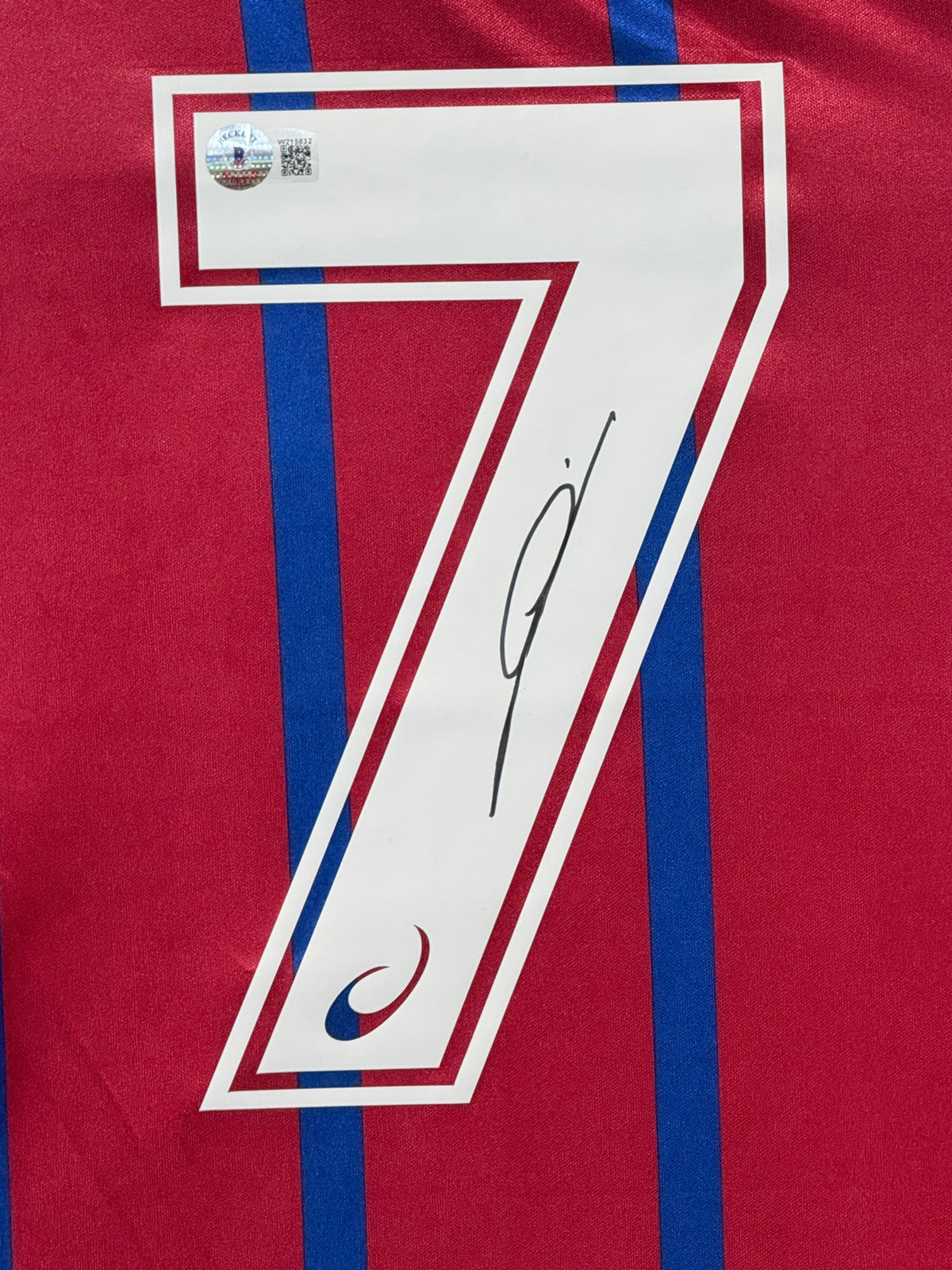 Zinedine Zidane Signed Authentic Jersey, Certified by Beckett authentic-signatures Zinedine Zidane Authentic Signatures