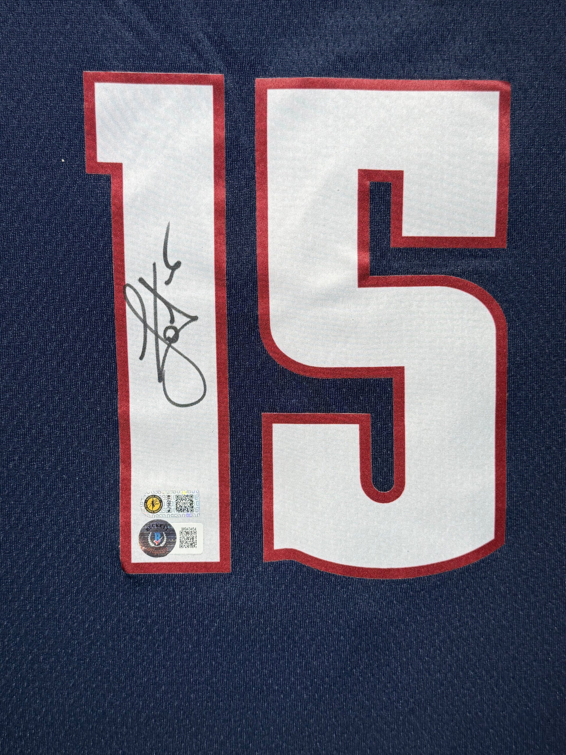 Maillot Authentique Domicile Denver Nuggets signe par Nikola Jokic certifie par Beckett authentic-signatures
