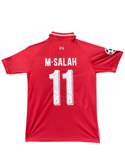Maillot Authentique Liverpool FC signé par Mohammad Salah et certifié par Beckett authentic-signatures