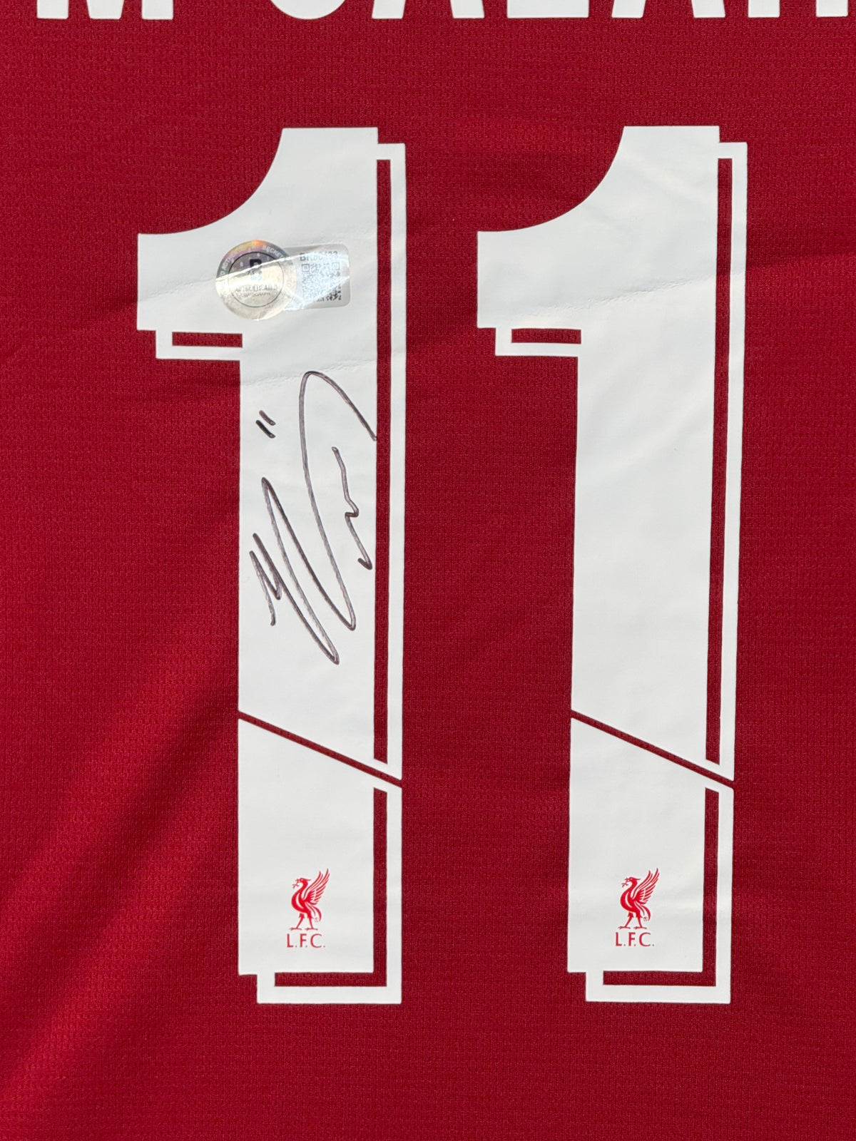 Mohamed Salah Signed Authentic Liverpool Jersey, Certified by Beckett authentic-signatures Football Authentic Signatures