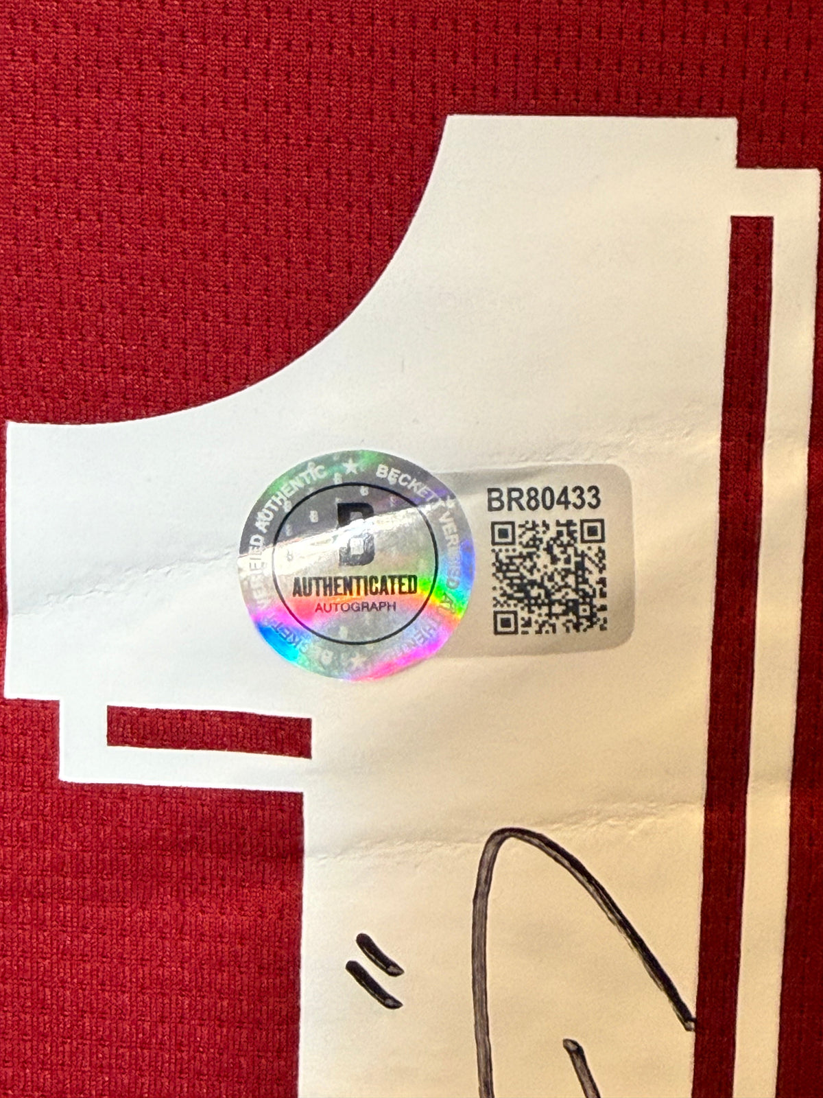 Mohamed Salah Signed Authentic Liverpool Jersey, Certified by Beckett authentic-signatures Football Authentic Signatures