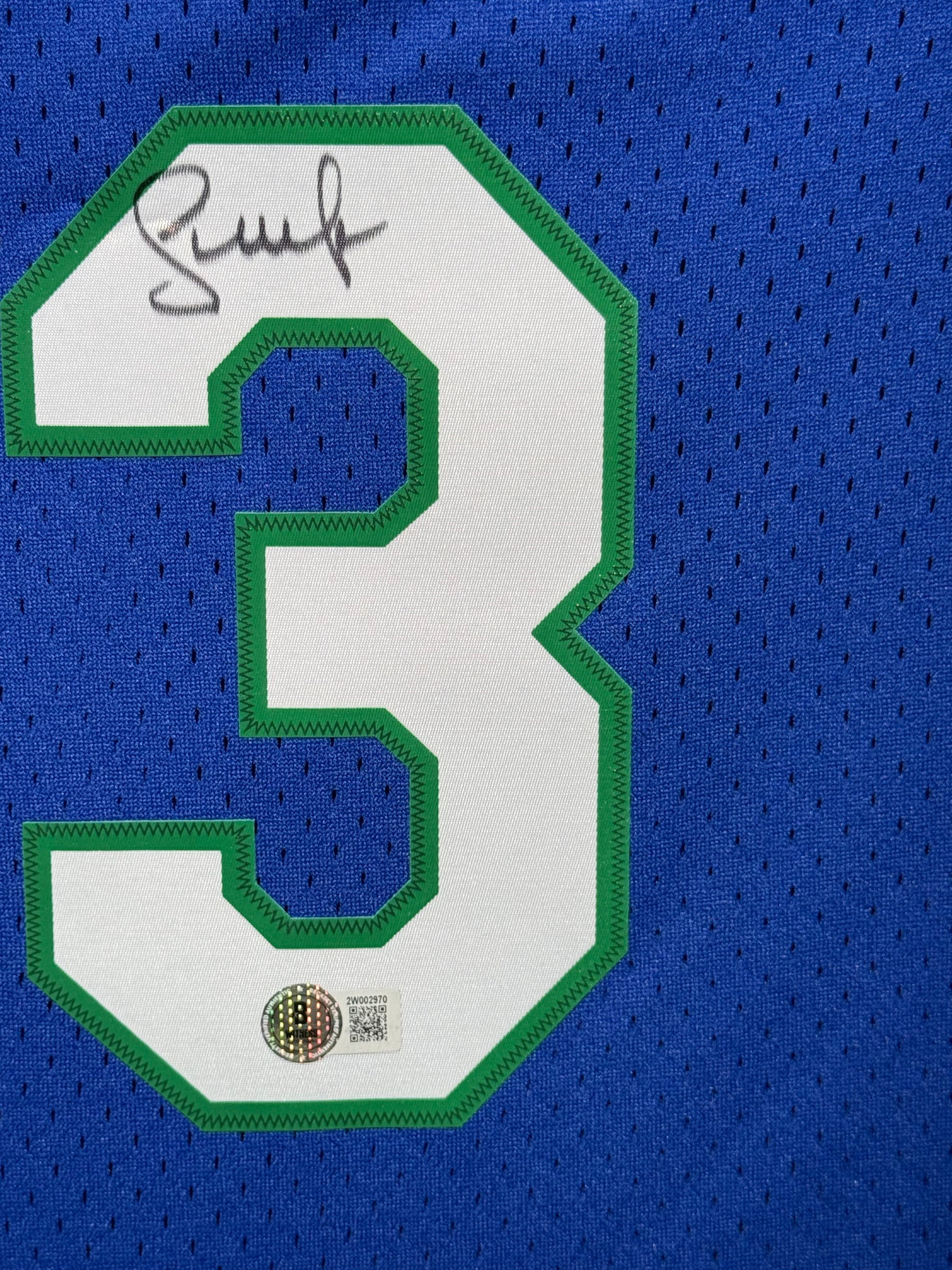 Maillot Authentique Mitchell and Ness Dallas Mavericks signe par Steve Nash et certifie par Beckett authentic-signatures