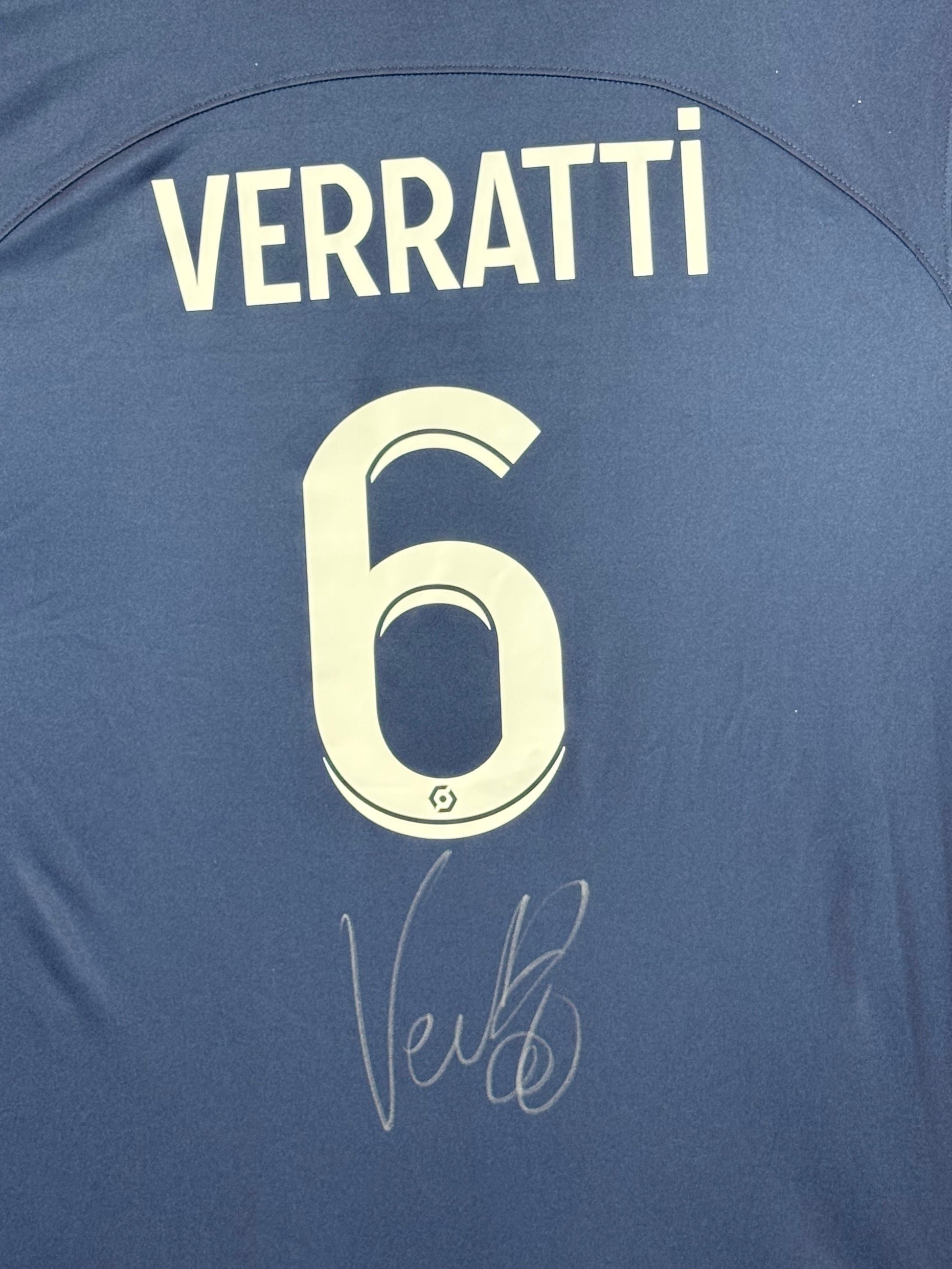 Maillot Authentique Paris Saint Germain signé par Marco Verratti er certifié par JSA authentic-signatures