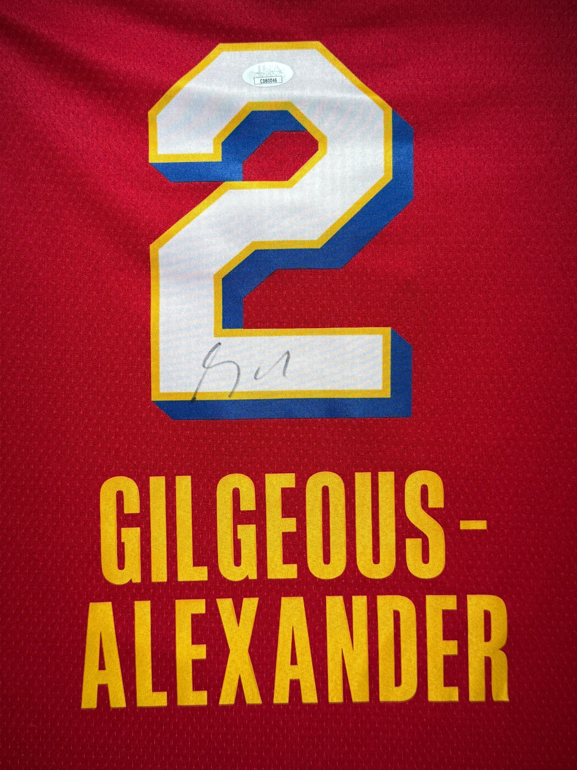 Maillot Authentique All Star Game 2024 signe par Shai Gilgeous Alexander certifie par PSA authentic-signatures