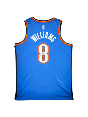 Maillot Authentique Domicile OKC Thunder signe par Jalen Williams certifie par JSA