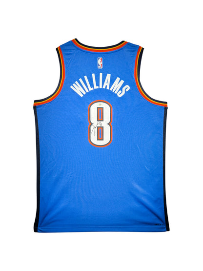 Maillot Authentique Domicile OKC Thunder signe par Jalen Williams certifie par JSA authentic-signatures