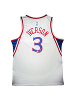 Maillot Authentique Domicile Philapelphia 76ers signe par Allen Iverson certifie par JSA authentic-signatures