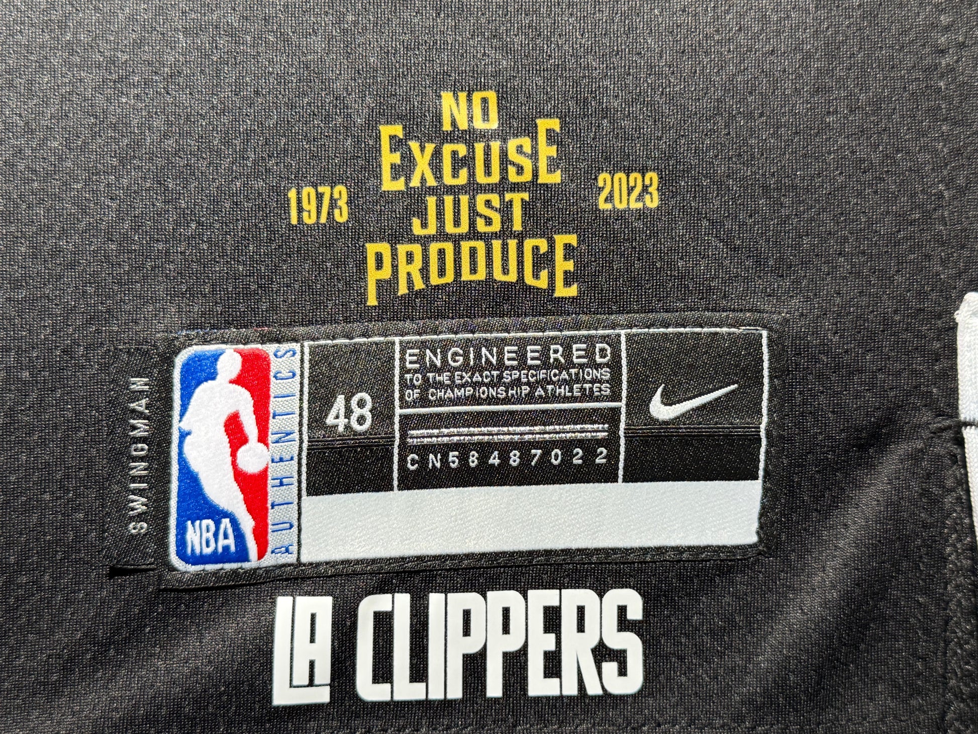 Maillot Authentique Los Angeles Clippers  signe par Terance Mann certifie par JSA authentic-signatures