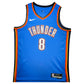 Maillot Authentique Domicile OKC Thunder signe par Jalen Williams certifie par JSA authentic-signatures