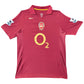 Maillot Authentique Arsenal Highbury saison 2005-2006 signé par Thierry Henry et certifié par Beckett authentic-signatures