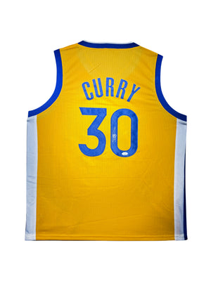 Maillot Custom Golden Sate Warriors signe par Stephen Curry et certifie par JSA
