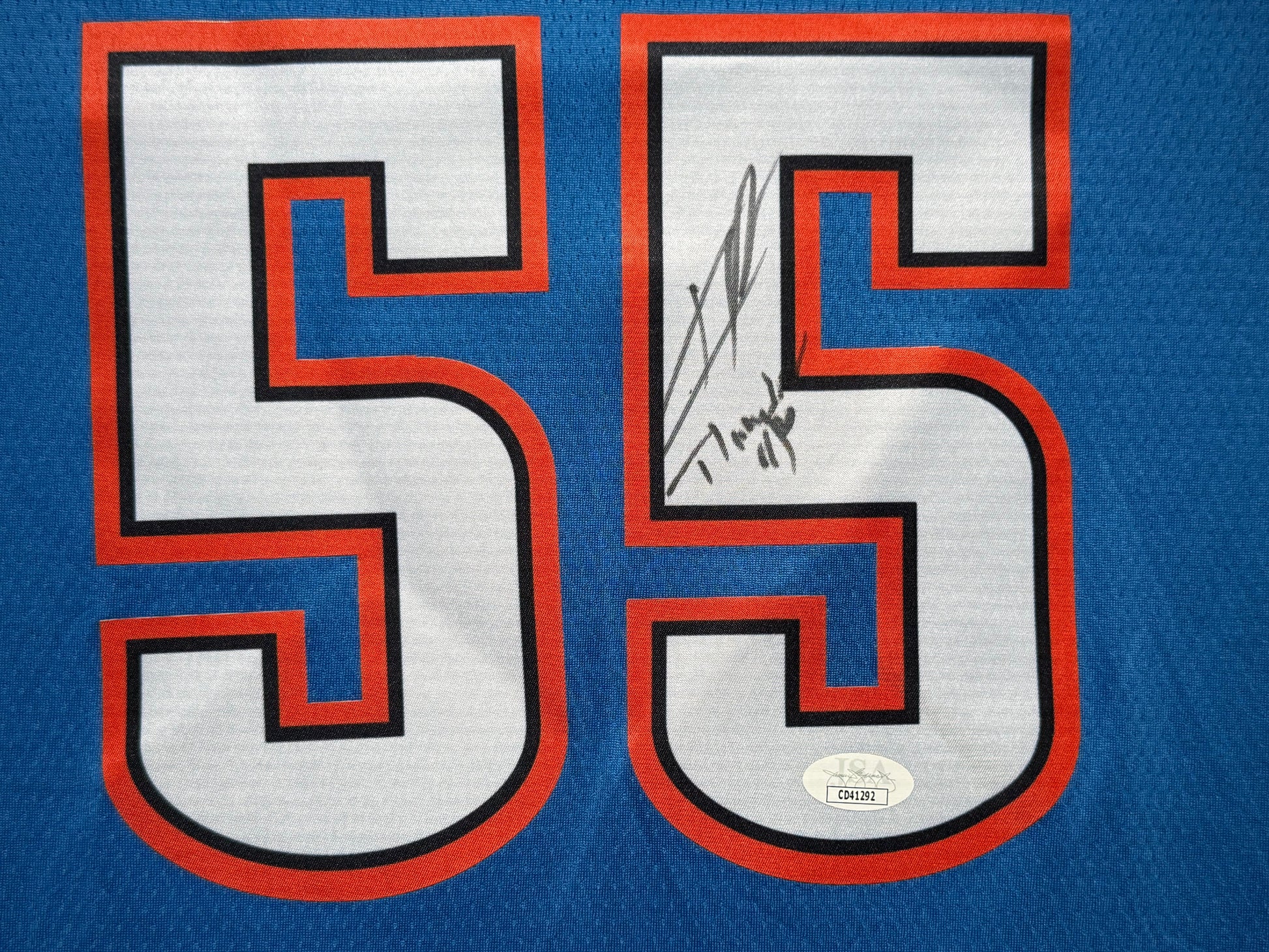 Maillot Authentique Domicile  OKC Thunder signe par Isaiah Hartenstein certifie par JSA authentic-signatures