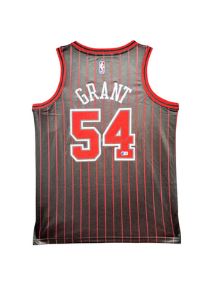 Maillot Authentique Exterieur Chicago Bulls signe par Horace Grant certifie par Beckett