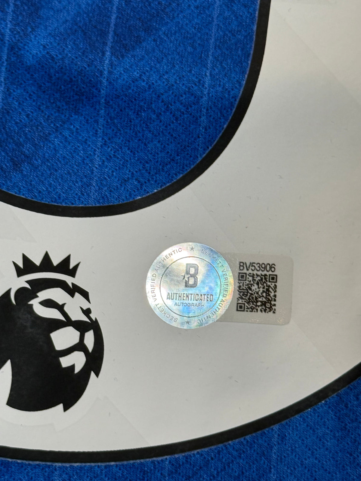Joao Pedro Signed Authentic Chelsea Jersey, Certified by Beckett authentic-signatures Football Authentic Signatures
