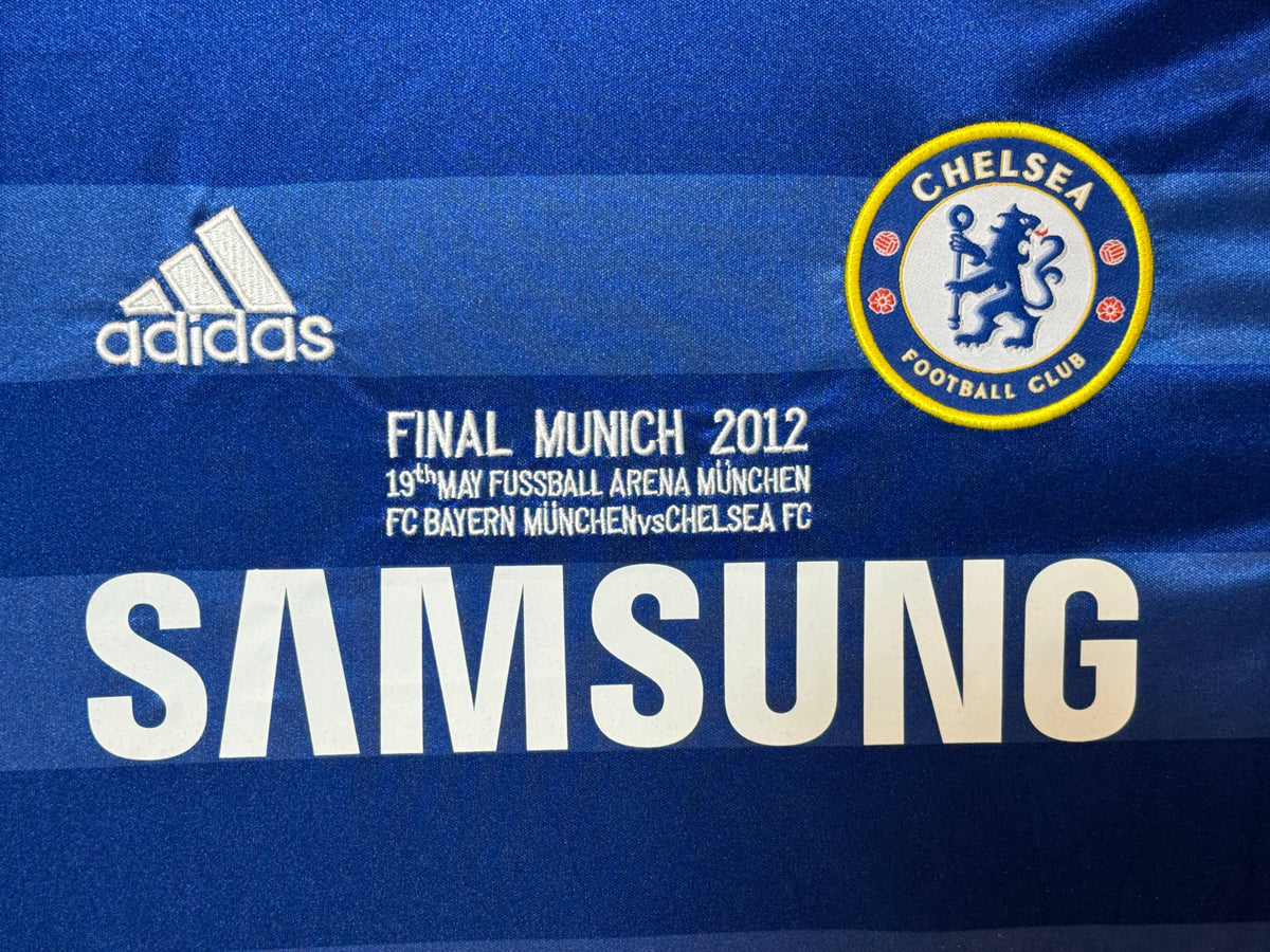 Didier Drogba Signed Authentic Champions League Final 2012 Chelsea Jersey, Certified by Beckett authentic-signatures Footb...