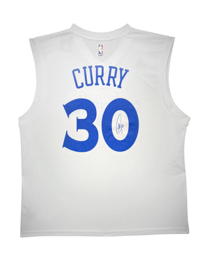 Maillot Authentique Champions 2017 Golden Sate Warriors signe par Stephen Curry et certifie par JSA